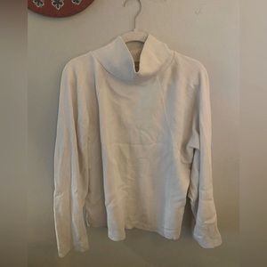 Madewell brushed herringbone turtleneck top